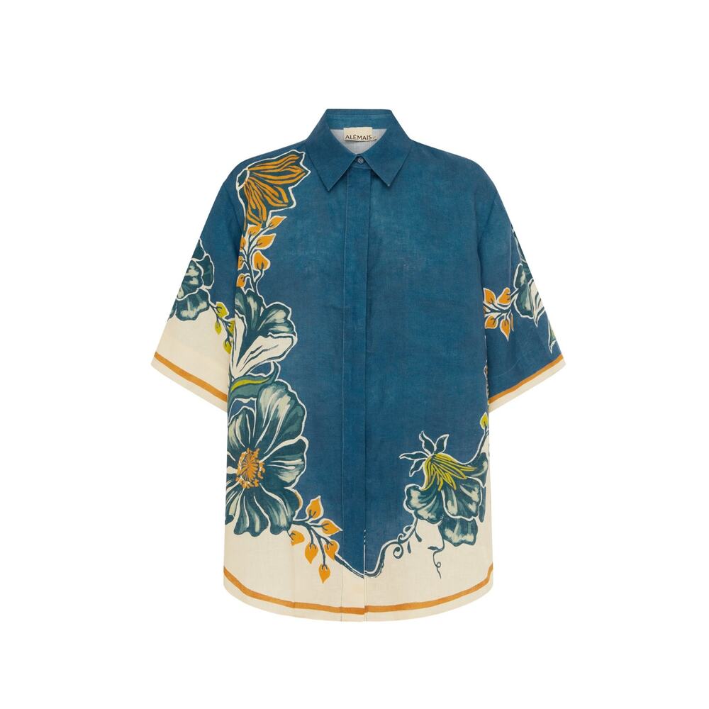 Alémais Luda floral linen shirt